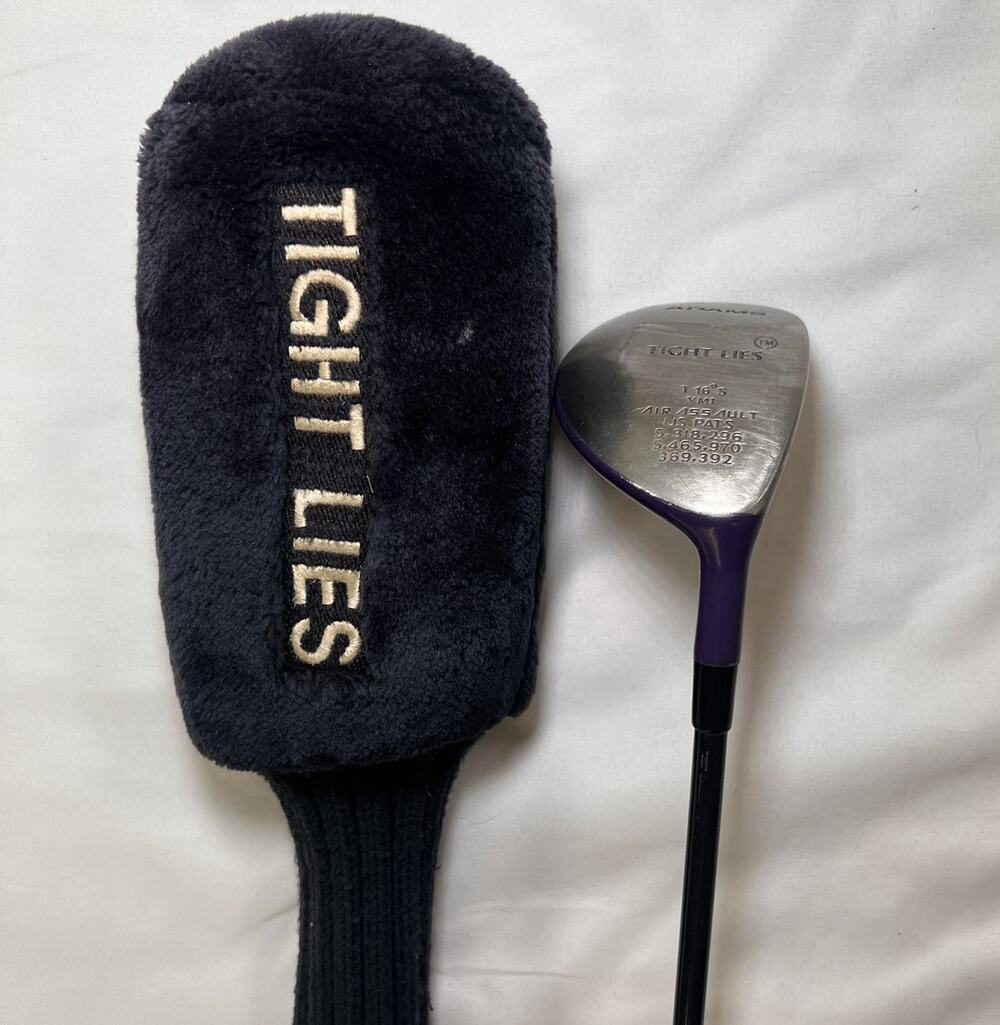 TCU Adams Tight Lies Fairway Wood 16° Graphite Stiff Flex Right-Handed w/ Cover